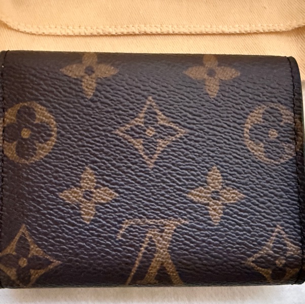 LOUIS VUITTON 老花三折短夾-7