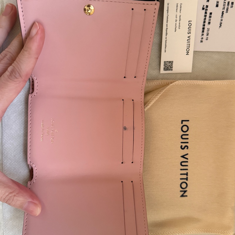 LOUIS VUITTON 老花三折短夾-10