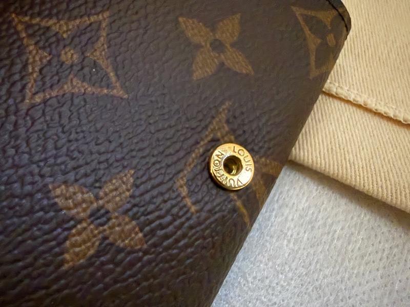 LOUIS VUITTON 老花三折短夾-13