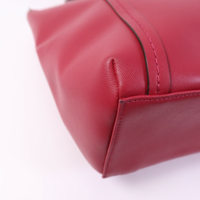 COACH 牛皮皮革Peyton Pocket Tote銀扣手挽袋-8