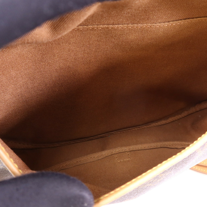 LOUIS VUITTON Monogram Saumur 30金扣肩背袋-4