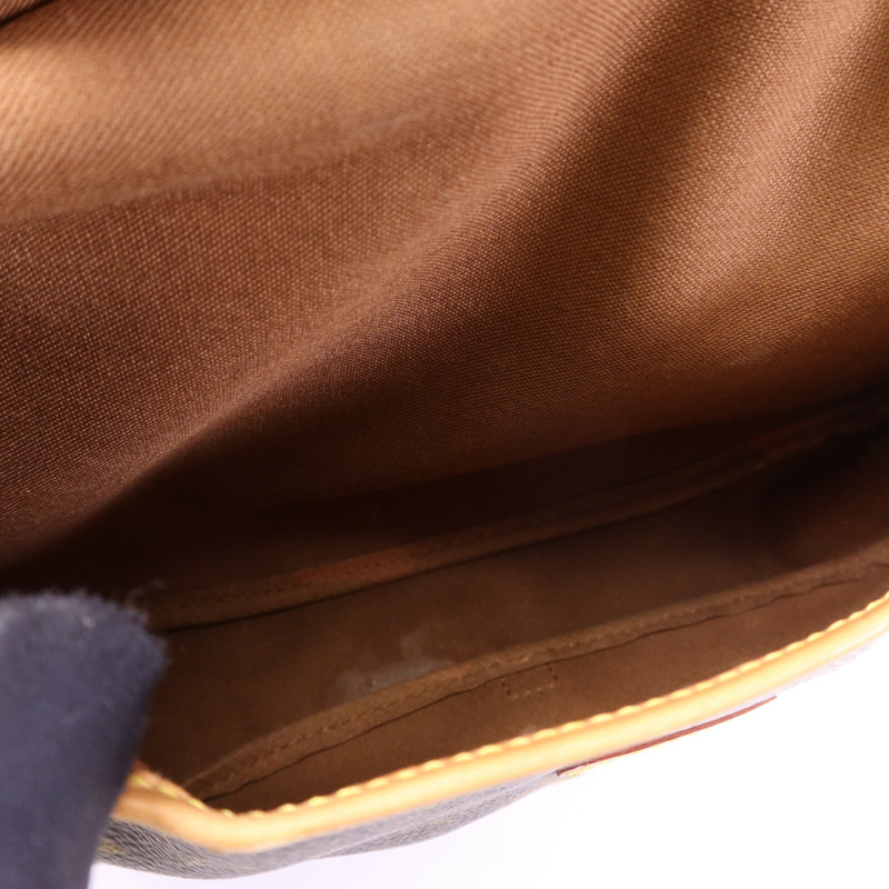 LOUIS VUITTON Monogram Saumur 30金扣肩背袋-14