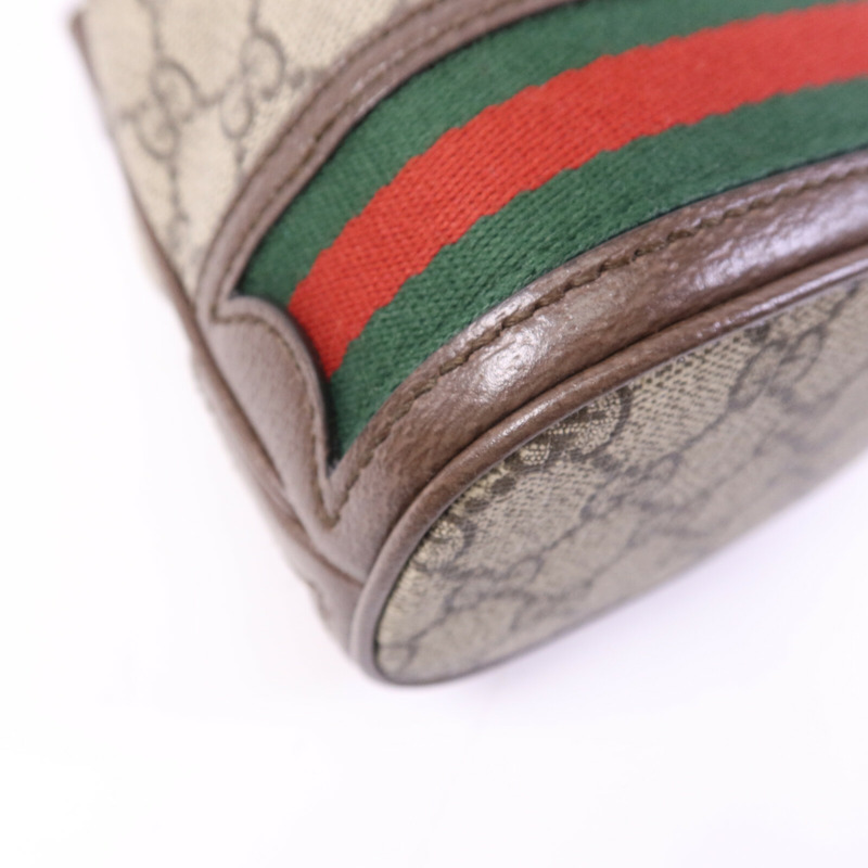 GUCCI 塗層帆布Ophidia GG Mini Bucket金扣肩背袋-12