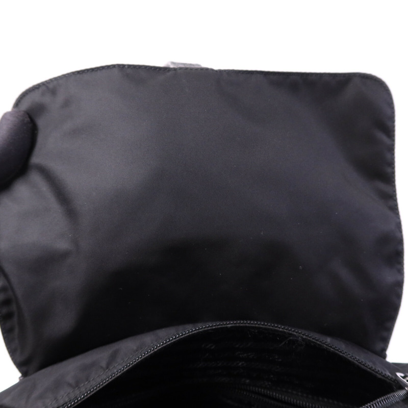 PRADA 尼龍Shoulder Bag銀扣肩背袋-11