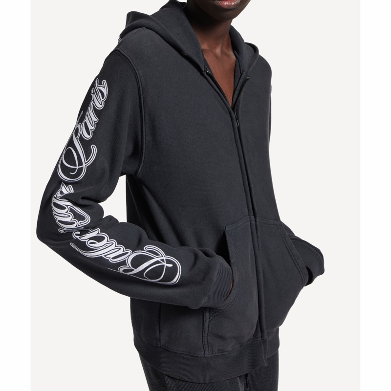 Balenciaga 男士 拉鍊連帽衛衣XXS XS S M L XL碼-1