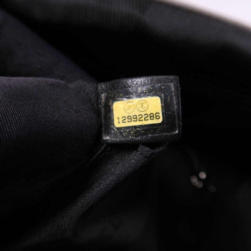 CHANEL 牛皮皮革Portobello Tote銀扣鏈帶肩背袋-7