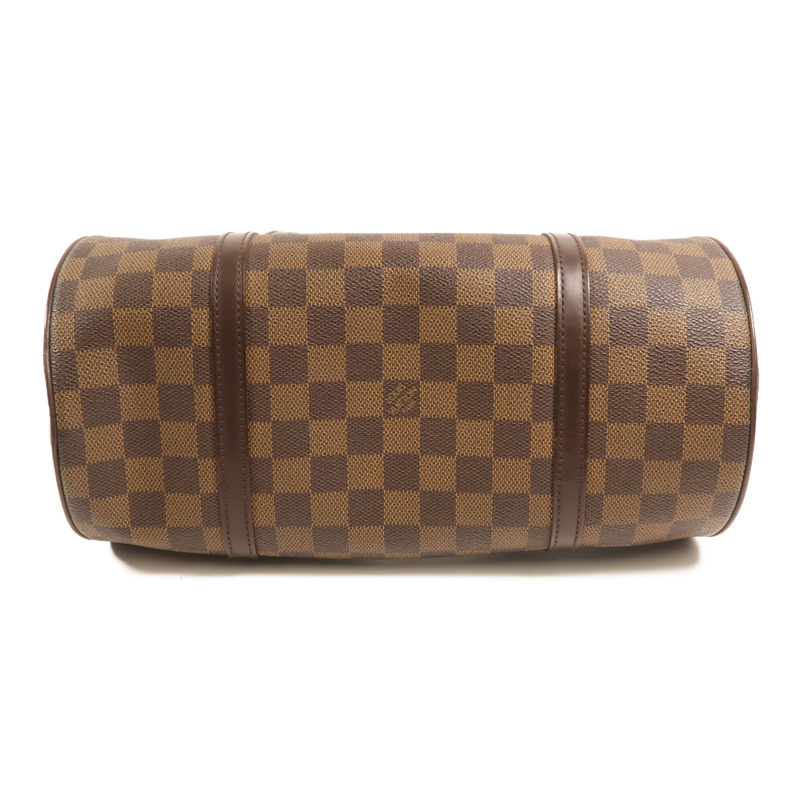 LOUIS VUITTON Damier Papillon 30金扣手挽袋-3