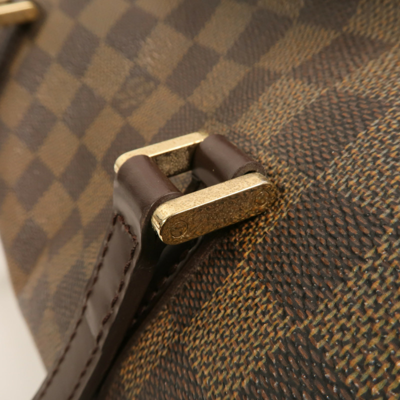 LOUIS VUITTON Damier Papillon 30金扣手挽袋-16