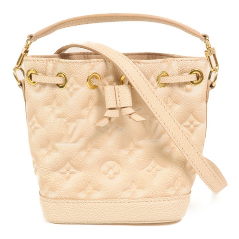 LOUIS VUITTON Monogram Empreinte Nano Noe金扣手挽肩背兩用袋