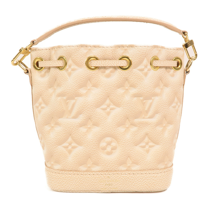LOUIS VUITTON Monogram Empreinte Nano Noe金扣手挽肩背兩用袋-1