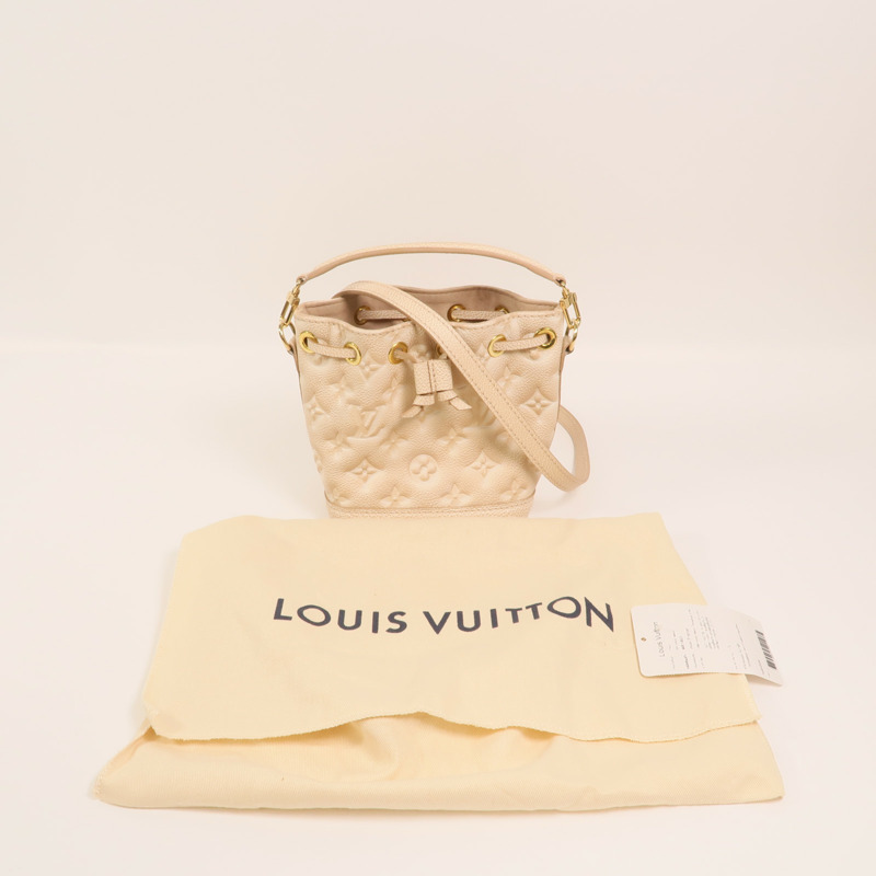 LOUIS VUITTON Monogram Empreinte Nano Noe金扣手挽肩背兩用袋-7