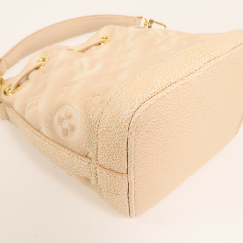 LOUIS VUITTON Monogram Empreinte Nano Noe金扣手挽肩背兩用袋-9