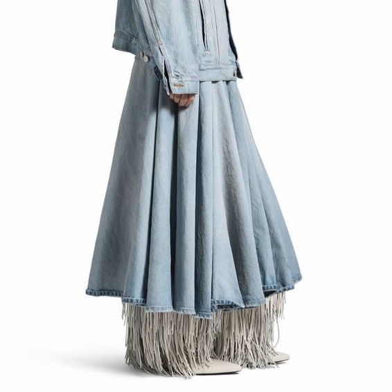 Balenciaga 女士 褶襇長裙36F FR-32 FR-34 FR-36 FR-38 FR-40碼-1