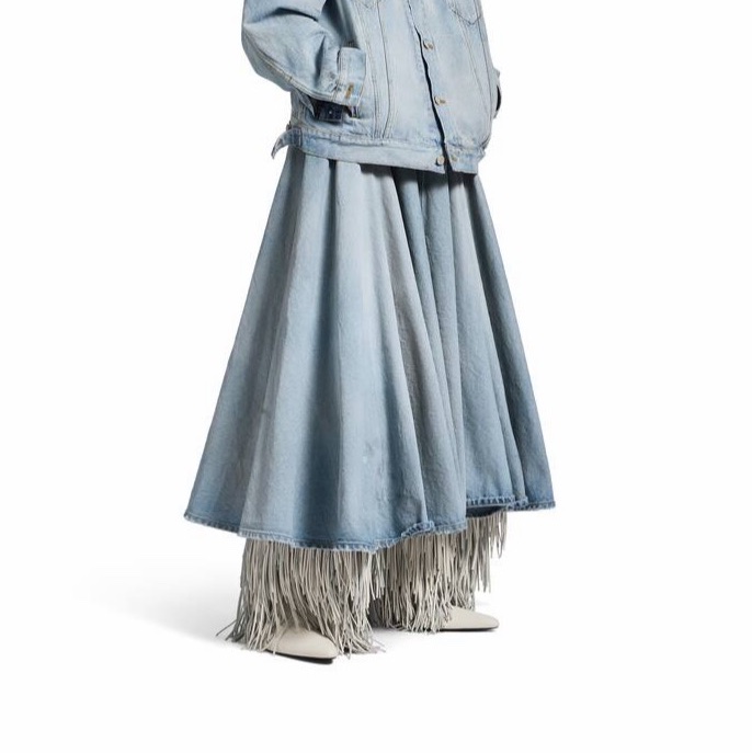 Balenciaga 女士 褶襇長裙36F FR-32 FR-34 FR-36 FR-38 FR-40碼-2