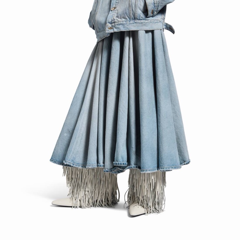 Balenciaga 女士 褶襇長裙36F FR-32 FR-34 FR-36 FR-38 FR-40碼-5