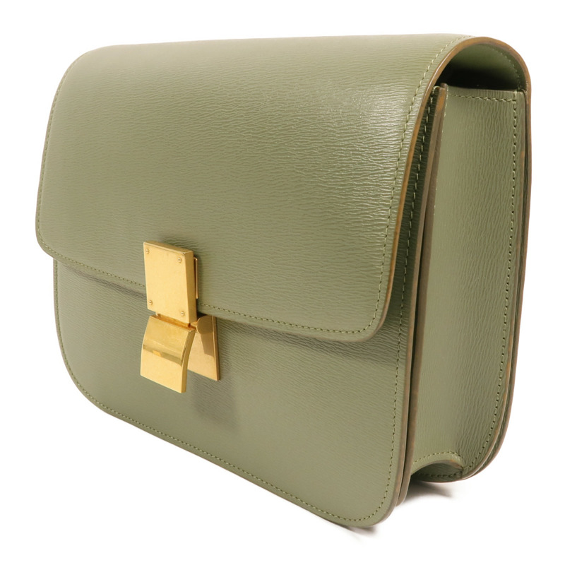 CELINE 牛皮皮革Classic Box金扣肩背袋-2