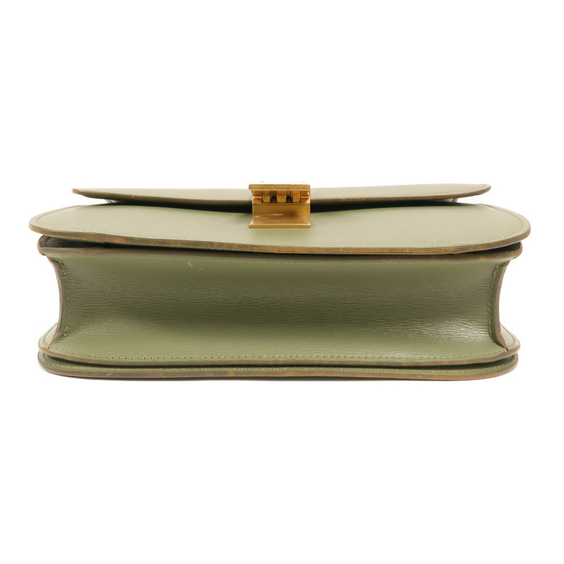 CELINE 牛皮皮革Classic Box金扣肩背袋-3