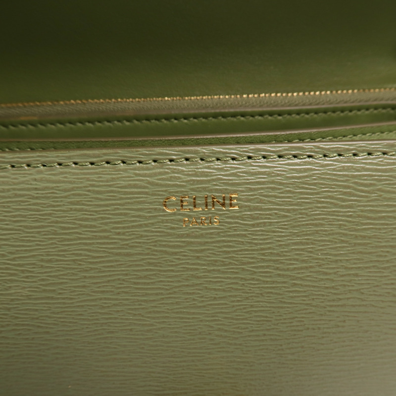 CELINE 牛皮皮革Classic Box金扣肩背袋-5