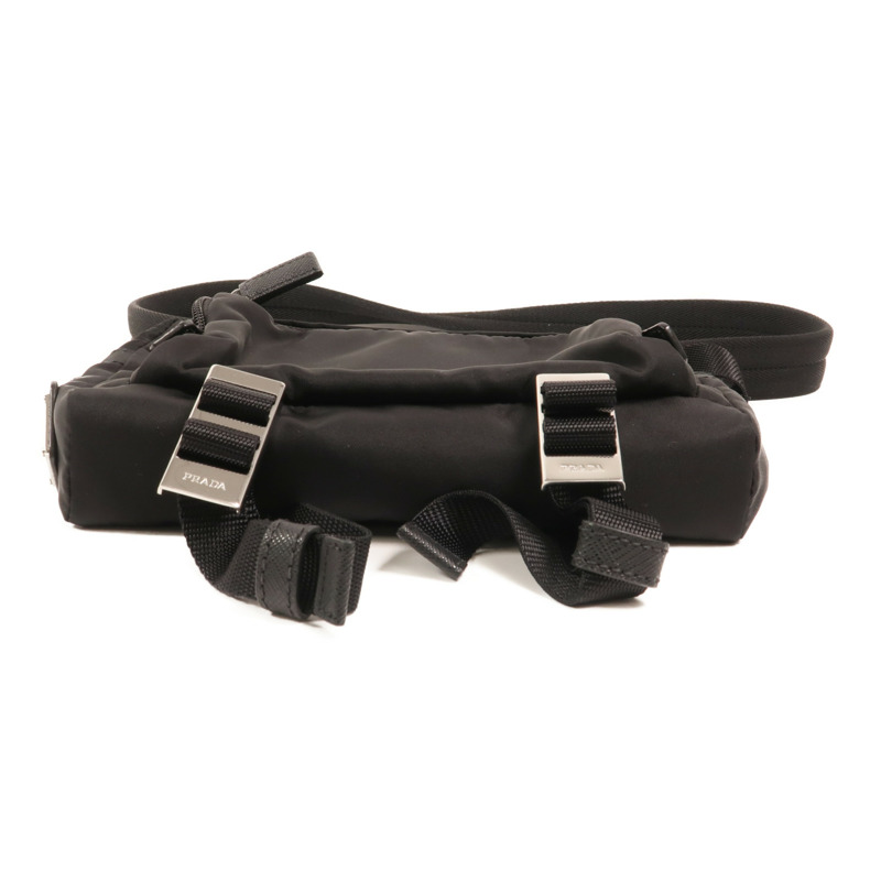 PRADA 尼龍Shoulder/Messenger Bag銀扣肩背袋-3