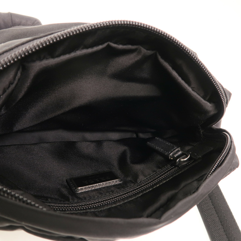 PRADA 尼龍Shoulder/Messenger Bag銀扣肩背袋-4