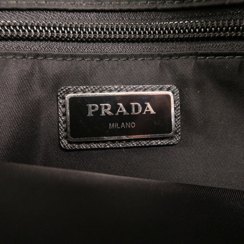 PRADA 尼龍Shoulder/Messenger Bag銀扣肩背袋-5