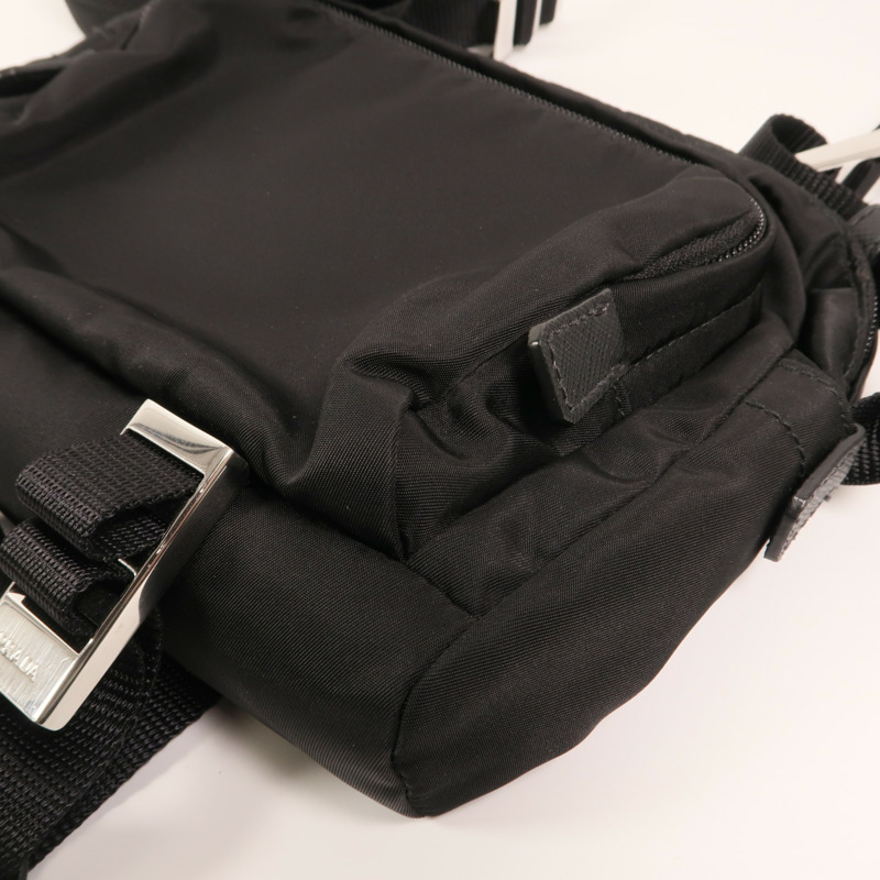 PRADA 尼龍Shoulder/Messenger Bag銀扣肩背袋-8