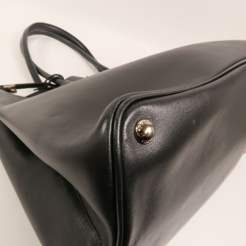 PRADA 牛皮皮革City Calf Tote銀扣手挽袋-10