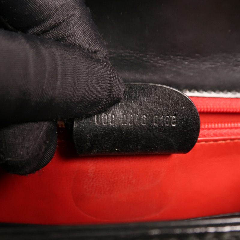 GUCCI 牛皮皮革Vintage Bamboo Bag金扣手挽肩背兩用袋-6