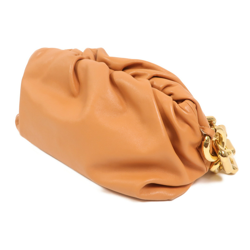 BOTTEGA VENETA 牛皮皮革Chain Shoulder Bag金扣鏈帶肩背袋-2