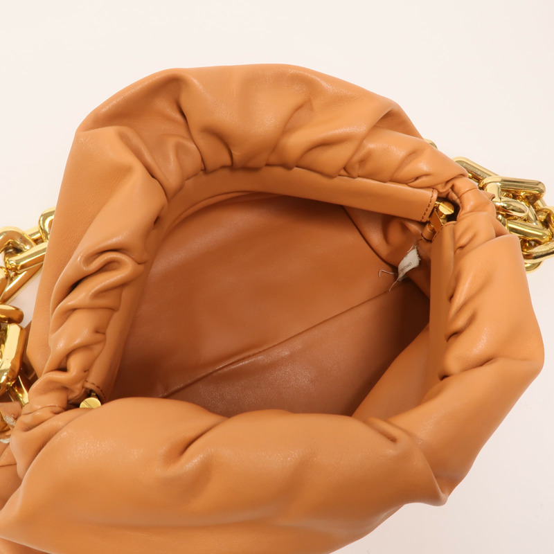BOTTEGA VENETA 牛皮皮革Chain Shoulder Bag金扣鏈帶肩背袋-4