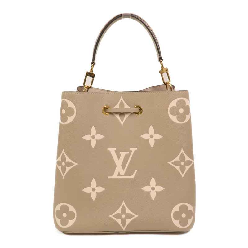 LOUIS VUITTON Monogram Empreinte NeoNoe MM金扣手挽肩背兩用袋-1
