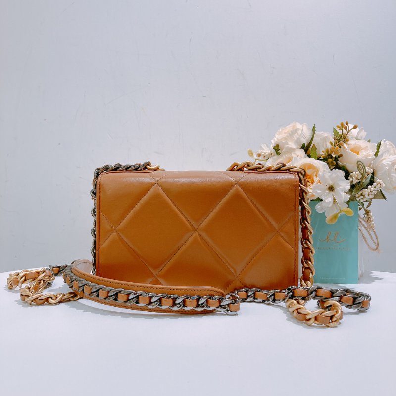 TW4752 Chanel 香奈兒 焦糖啡色小號包19 Wallet On Chain Caramel-1