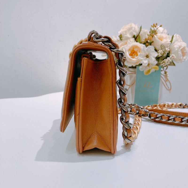 TW4752 Chanel 香奈兒 焦糖啡色小號包19 Wallet On Chain Caramel-3