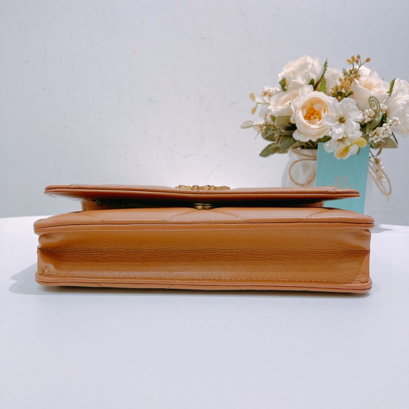 TW4752 Chanel 香奈兒 焦糖啡色小號包19 Wallet On Chain Caramel-4