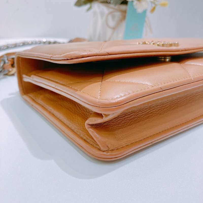TW4752 Chanel 香奈兒 焦糖啡色小號包19 Wallet On Chain Caramel-5
