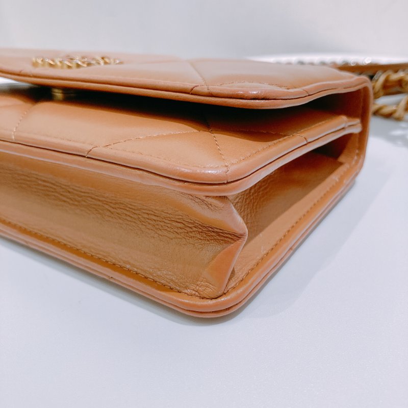 TW4752 Chanel 香奈兒 焦糖啡色小號包19 Wallet On Chain Caramel-6