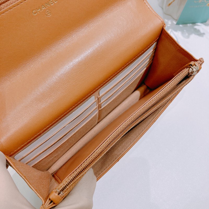 TW4752 Chanel 香奈兒 焦糖啡色小號包19 Wallet On Chain Caramel-8