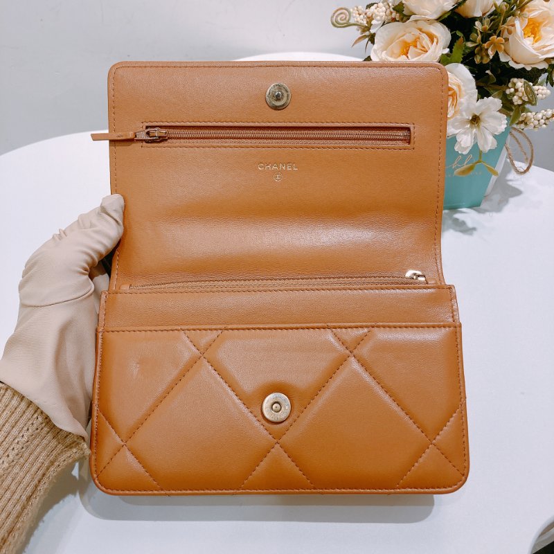 TW4752 Chanel 香奈兒 焦糖啡色小號包19 Wallet On Chain Caramel-9