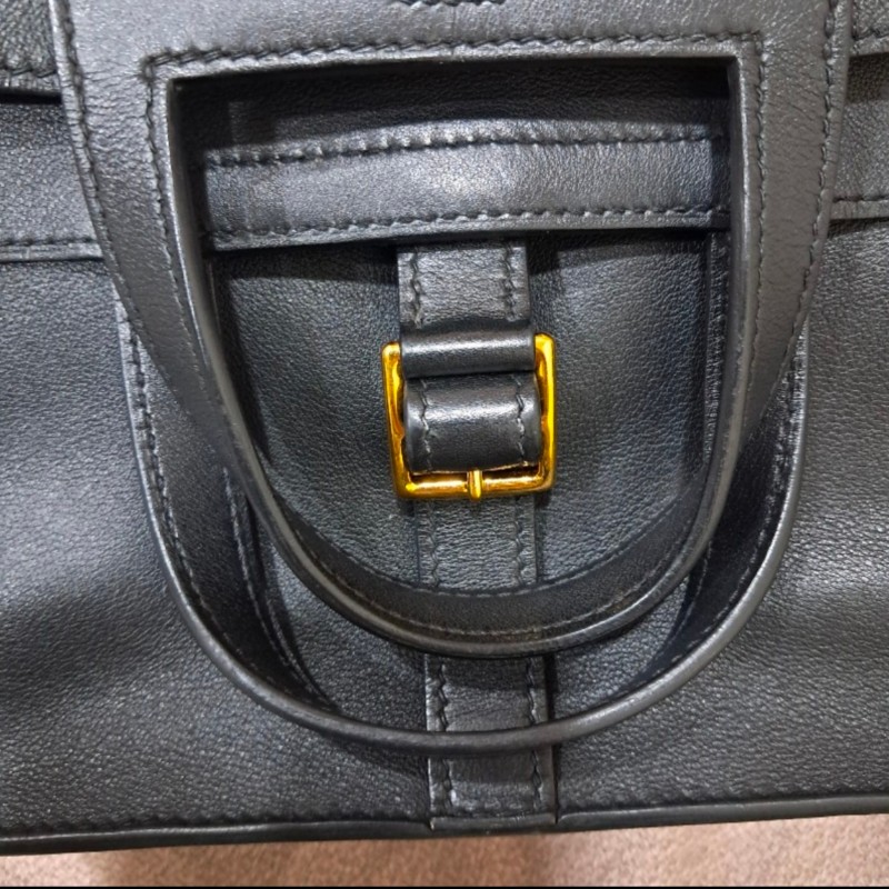 Hermes Halzan mini 黑金 SWIFT皮
黑色金扣-13