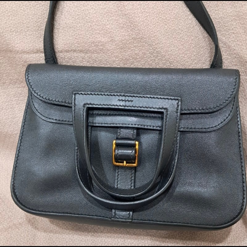 Hermes Halzan mini 黑金 SWIFT皮
黑色金扣-15