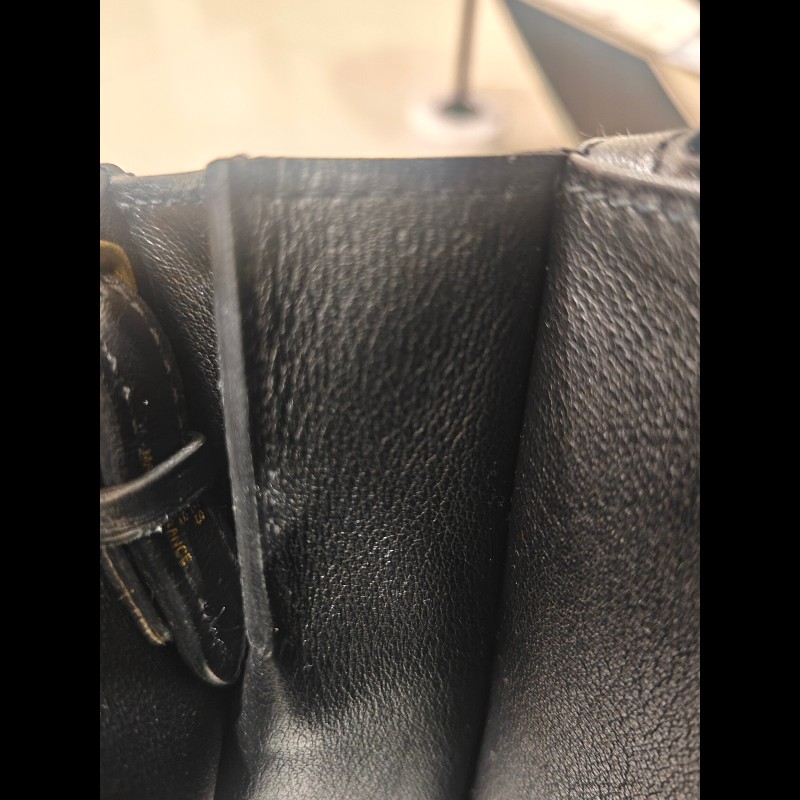 Hermes Halzan mini 黑金 SWIFT皮
黑色金扣-13