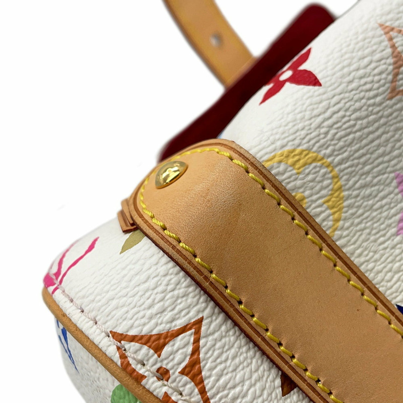 路易威登 Monogram Multicolore 手袋，LV x TM Priscilla M40096，白色，村上隆聯名款，Monogram 圖案，女士 LOUIS VUITTON-8