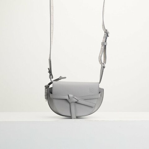 二手Loewe Gate mini 珍珠灰