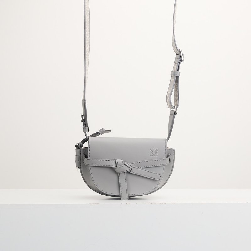 二手Loewe Gate mini 珍珠灰-0