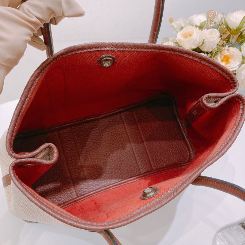 TW4753 Hermes  愛馬仕 愛馬仕紅拼帆布花園包 Party 30 Rouge H Canvas-19