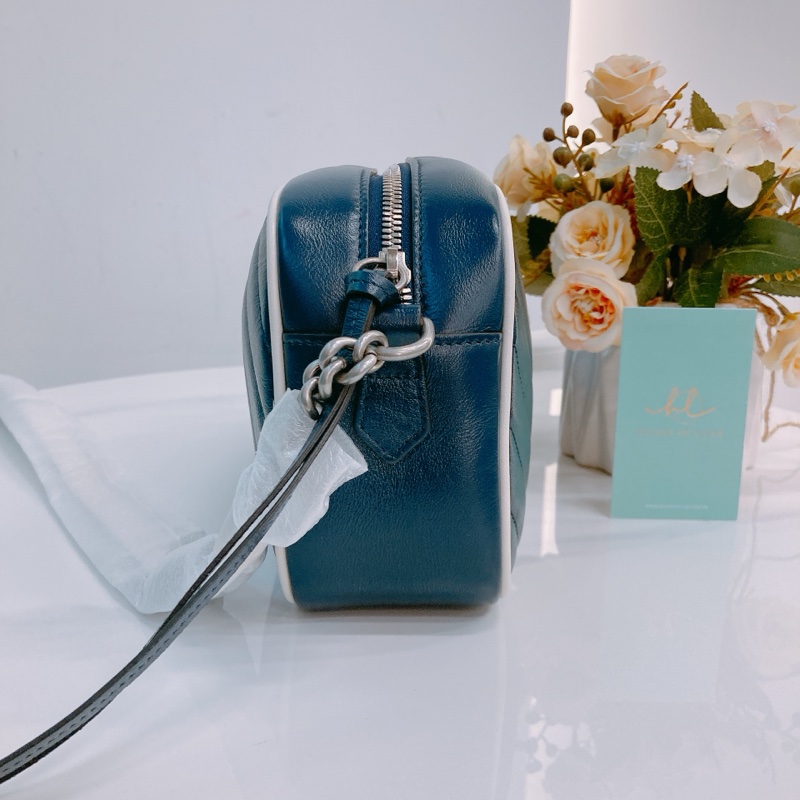 TW4755 GUCCI 古馳小號相機鏈帶包包GG MARMONT SMALL CAMERA BAG-4