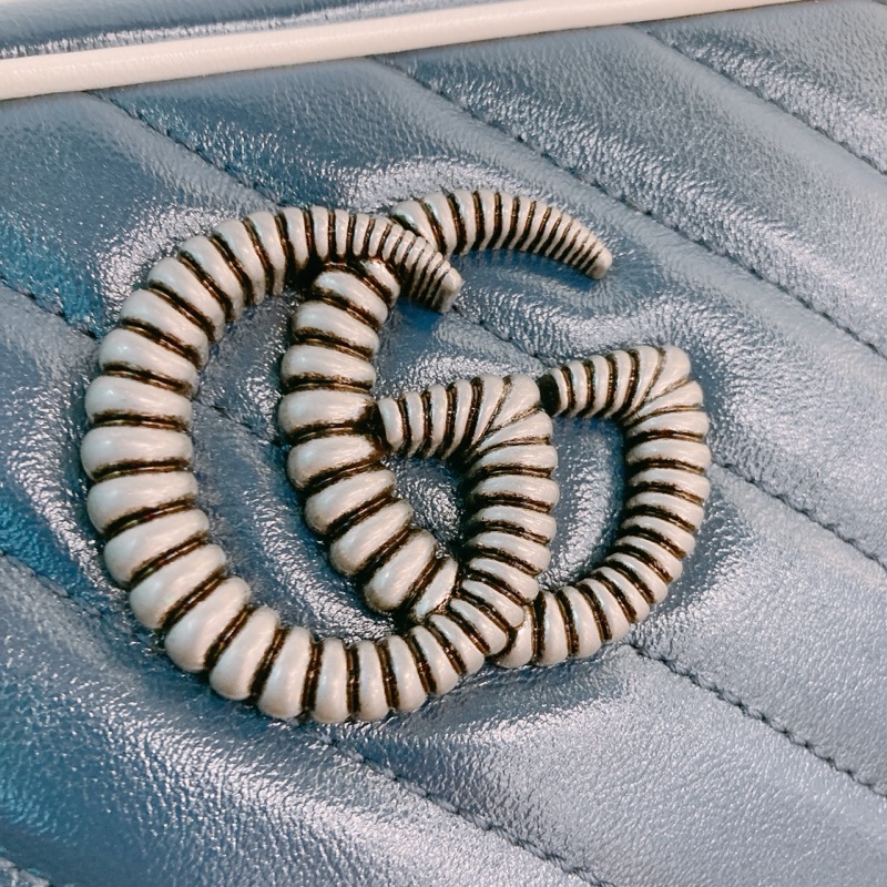 TW4755 GUCCI 古馳小號相機鏈帶包包GG MARMONT SMALL CAMERA BAG-6