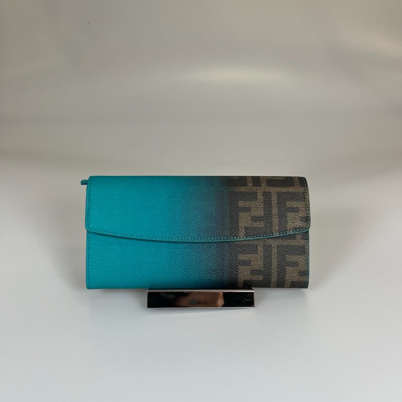 FENDI 8M0340 漸層掀蓋長夾-0