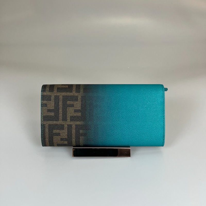 FENDI 8M0340 漸層掀蓋長夾-1