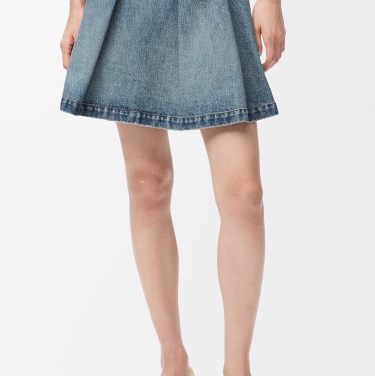 Loewe 女士 牛仔迷你裙FR-34 FR-36 FR-38 FR-40碼-2